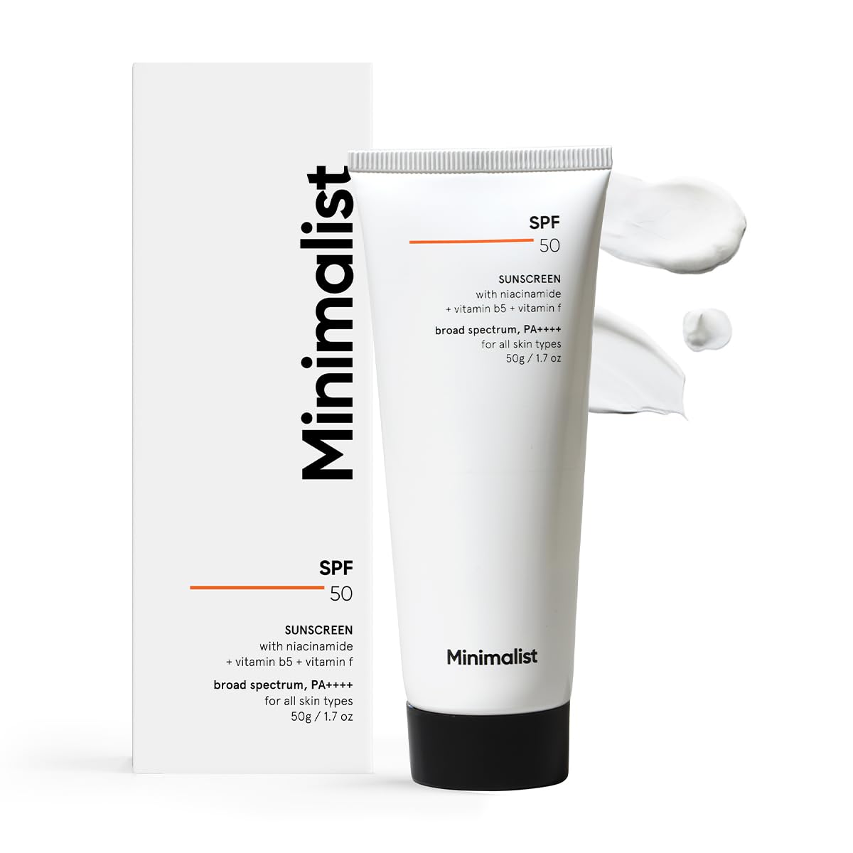 Minimalist SPF 50 Lightweight Multi-Vitamins B5 + A_0