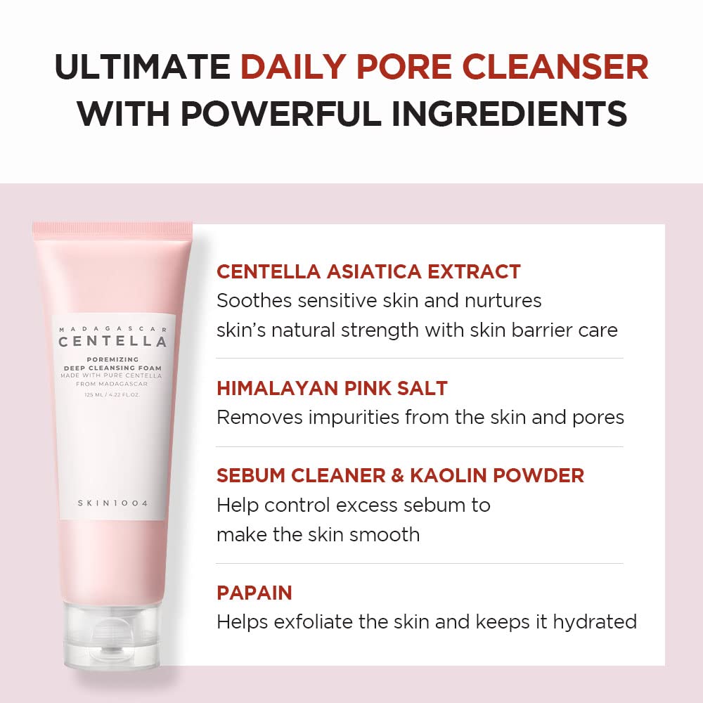 Skin 1004 Madagascar Centella Poremizing Deep Cleansing Foam_1