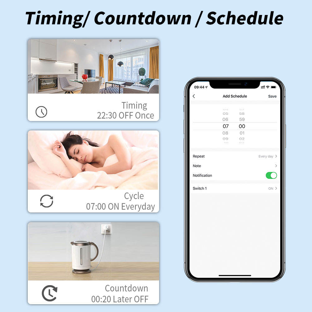 TUYA Smart Wifi Socket With Metering Function 16A_3