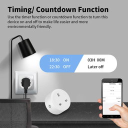 TUYA Smart Wifi Socket With Metering Function 16A