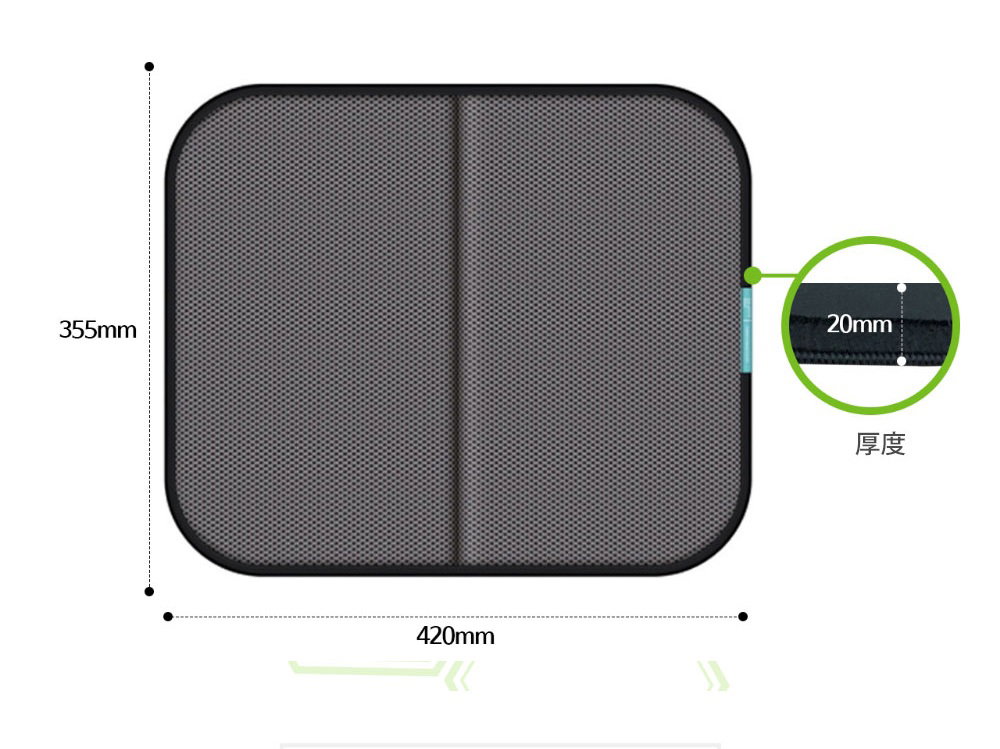 BALANCE ON Honeycomb Gel Cushion - Portable_2