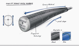 Lamkin Sink Fit Skinny Pistol Rubber Grip
