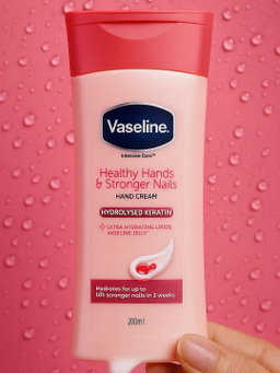 ⁨ كريم مرطب فازلين لليد والاظافر - 200مل | Vaseline Healthy Hands Stronger Nails With Keratin Hand Cream