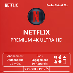 Netflix UHD 4K [Compte Standard]