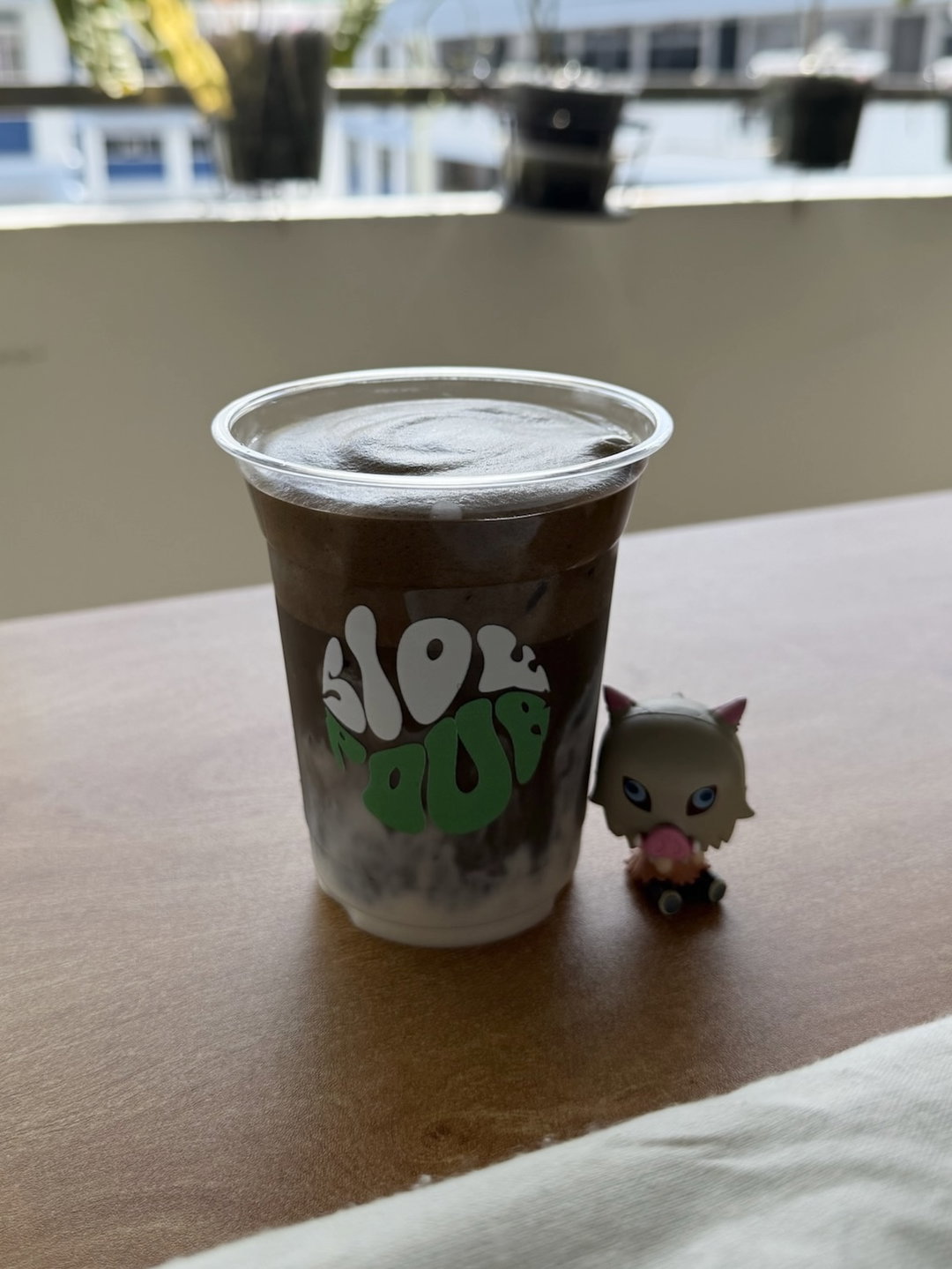 Iced Hojicha Latte