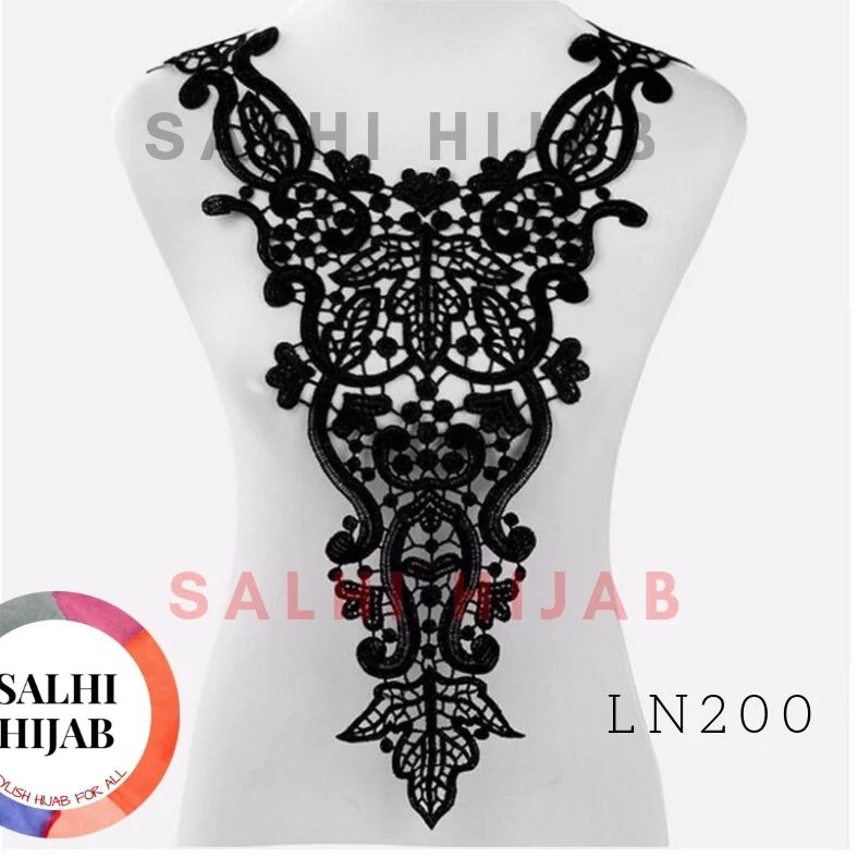 Lace V-neck _0