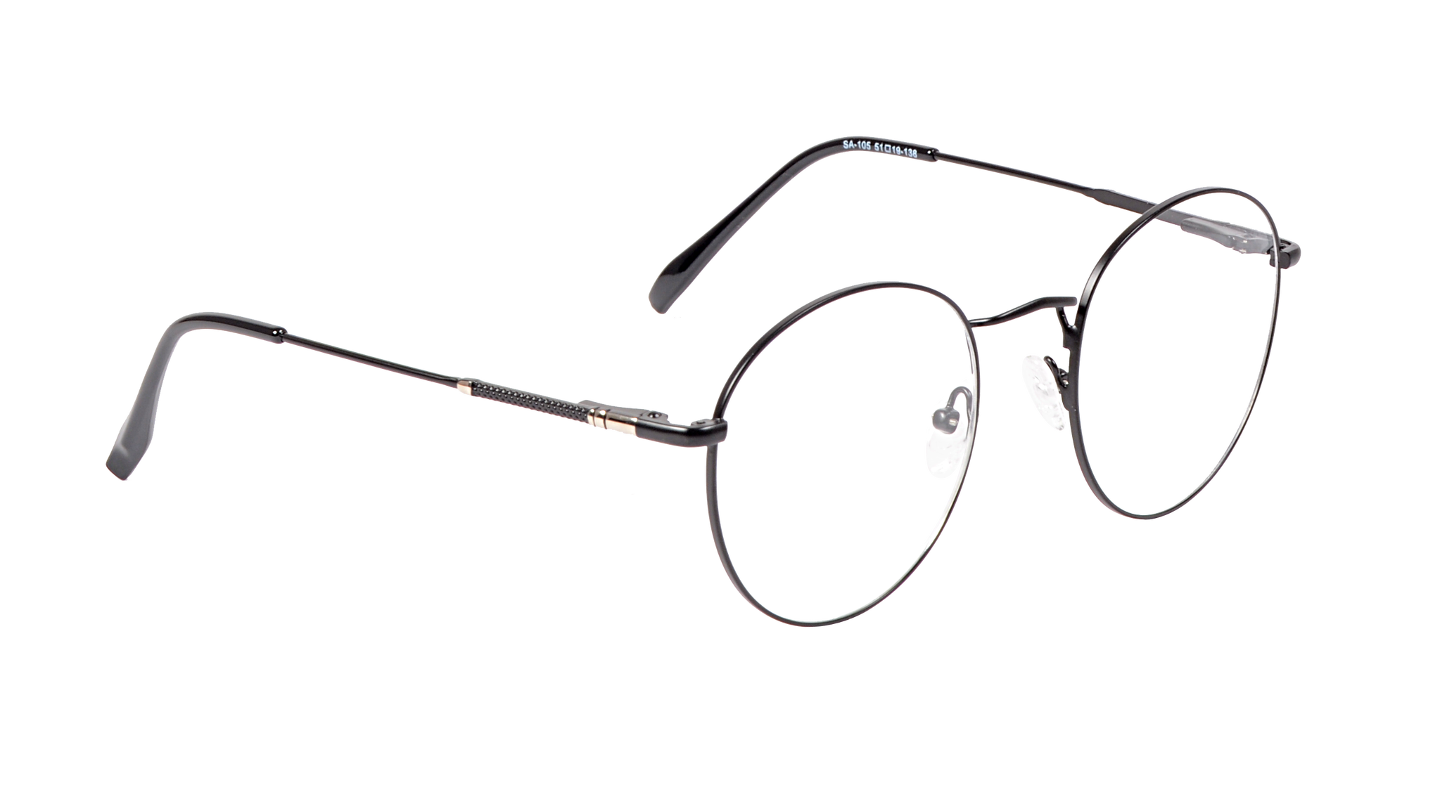 SEVENTH AVENUE |SA105 |Full Rim |Metal |BLACK-Metal |51-19-138_1