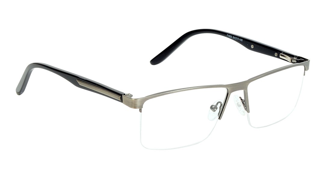 AISLIN BI |71003 |Half Rim |Metal |GREY-Metal |54-17-140