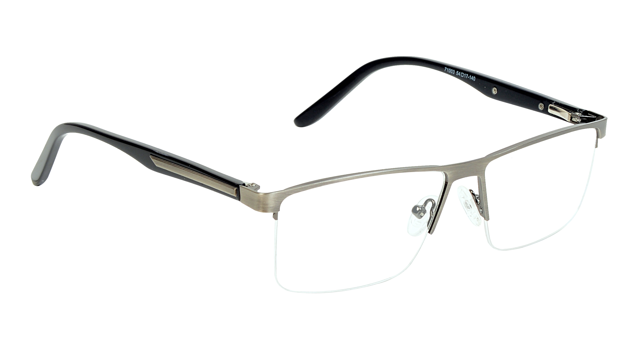AISLIN BI |71003 |Half Rim |Metal |GREY-Metal |54-17-140