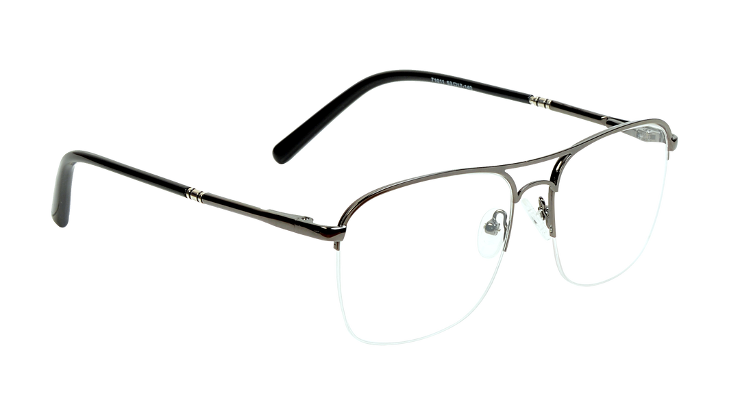 AISLIN BI |71011 |Half Rim |Metal |GREY-Metal |53-17-140