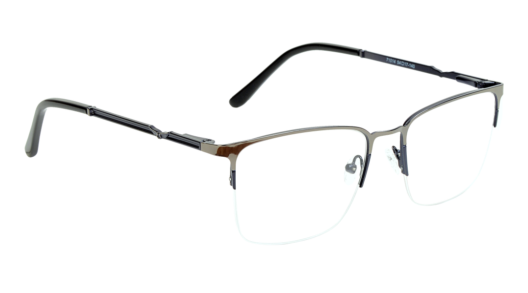 AISLIN BI |71014 |Half Rim |Metal |GREY-Metal |54-17-140