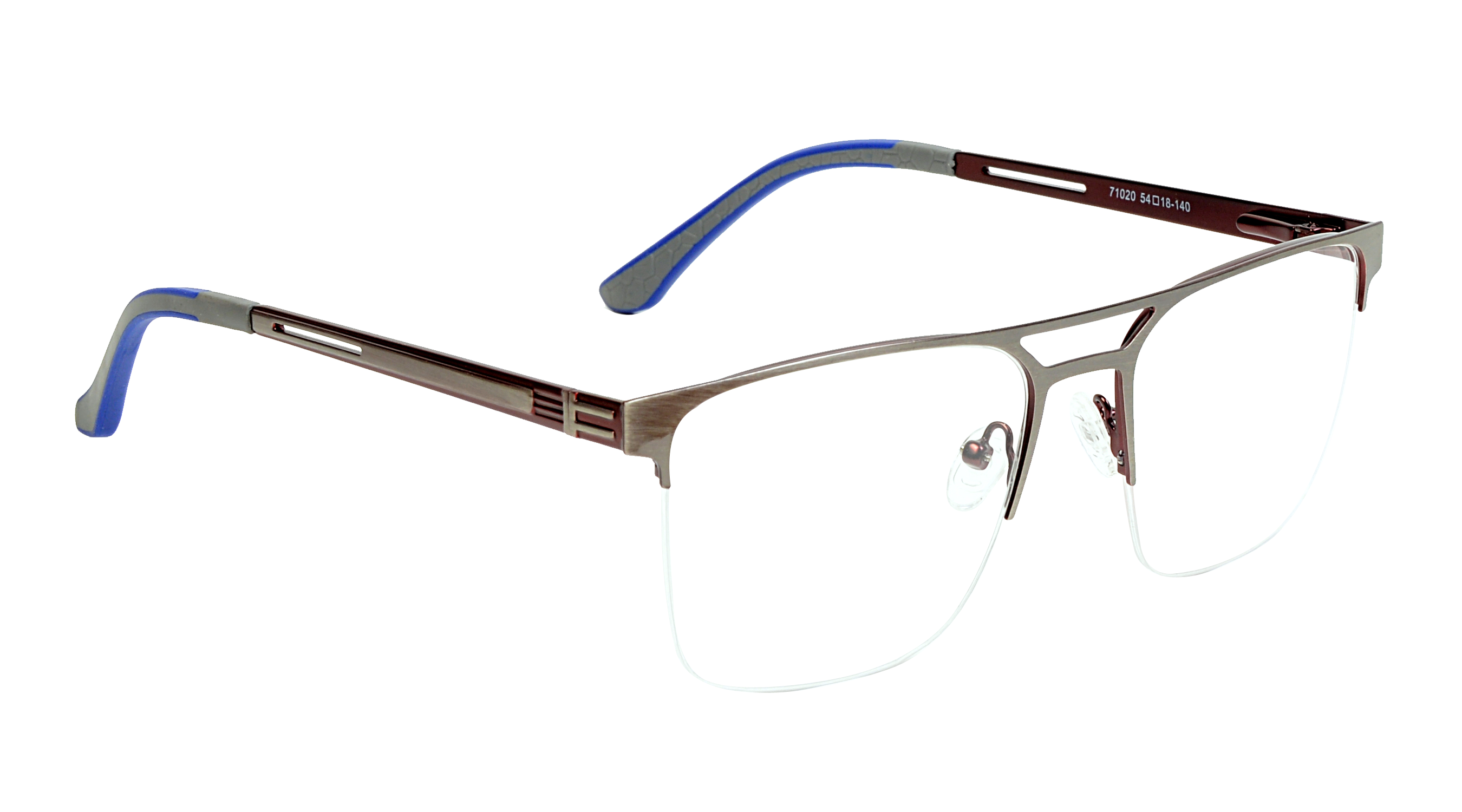 AISLIN BI |71020 |Half Rim |Metal |GREY-Metal |54-18-140