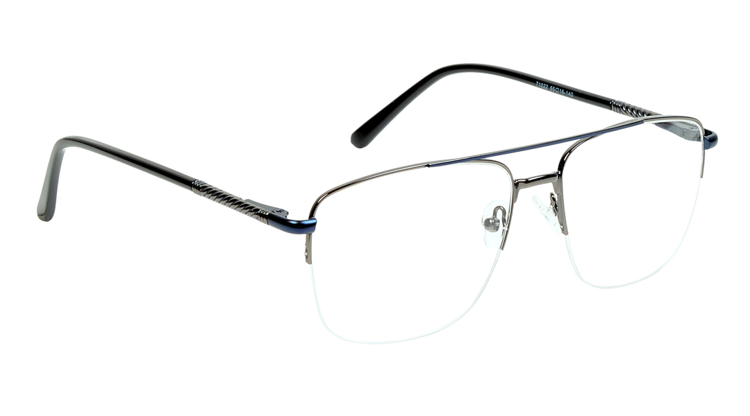 AISLIN BI |71022 |Half Rim |Metal |BLUE-Metal |55-16-140