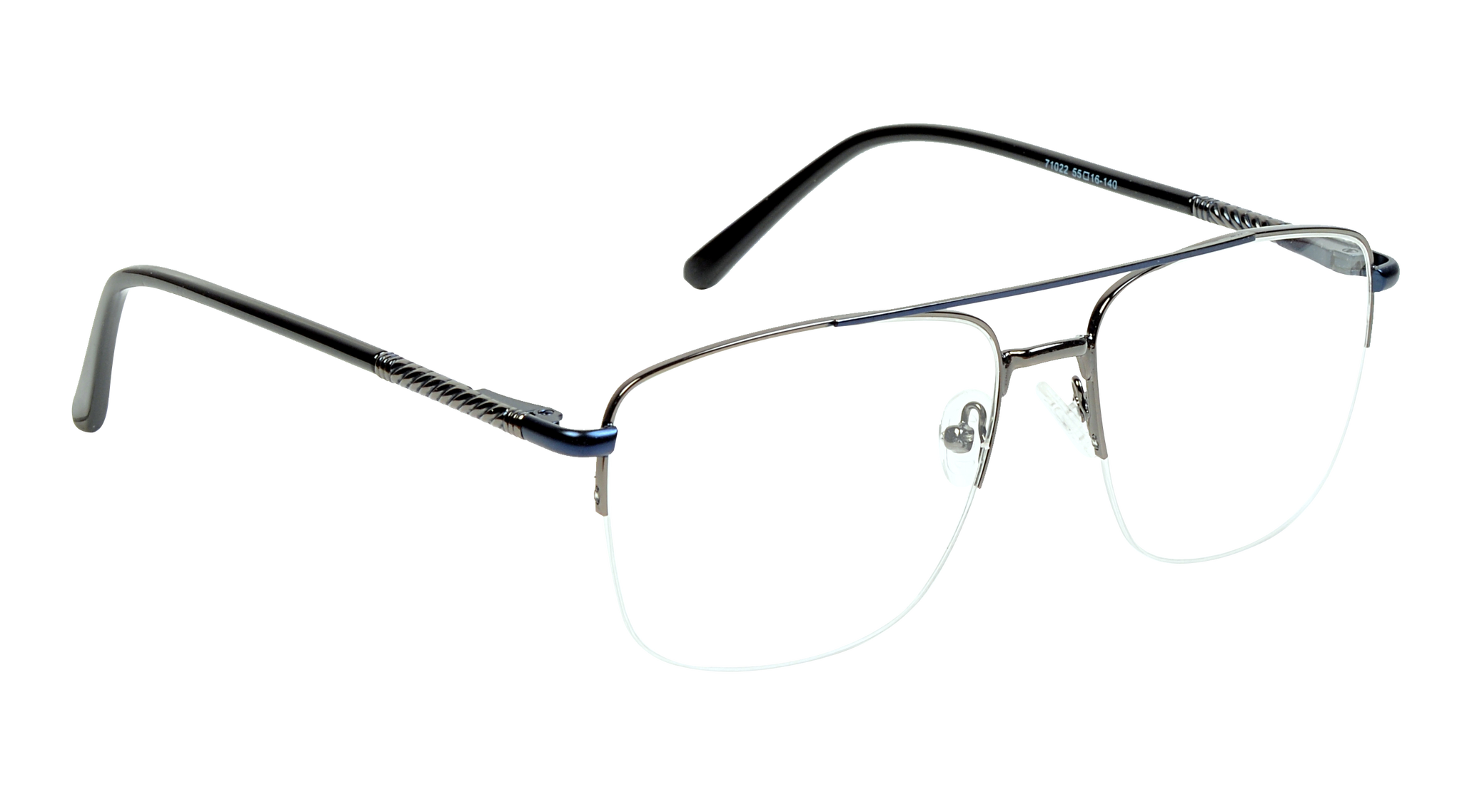 AISLIN BI |71022 |Half Rim |Metal |BLUE-Metal |55-16-140_0