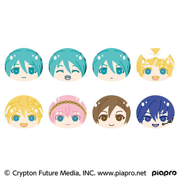 Vocaloid Hatsune Miku Omanjuu Niginigi Mascot 8Pack BOX_0