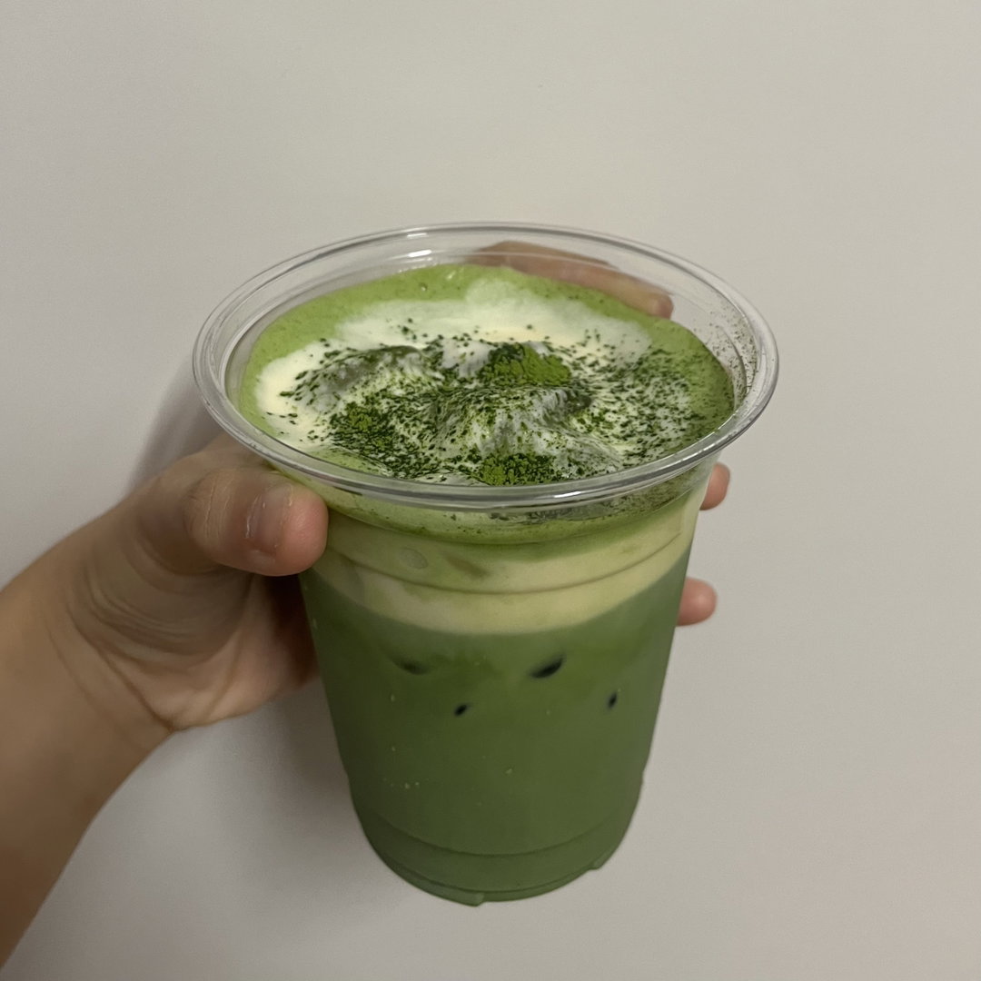 Iced Maple Cold Foam Matcha Latte