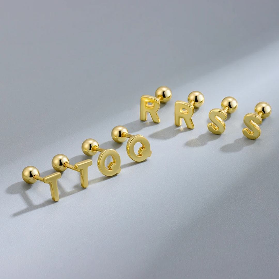 Luxe Letter Earrings