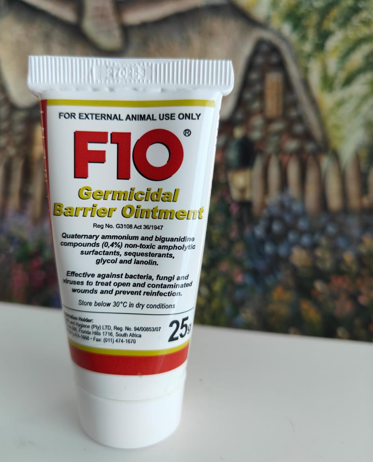 Pre-order: F10 Germicidal Barrier Ointment (25g) - for sore hocks, wounds._0