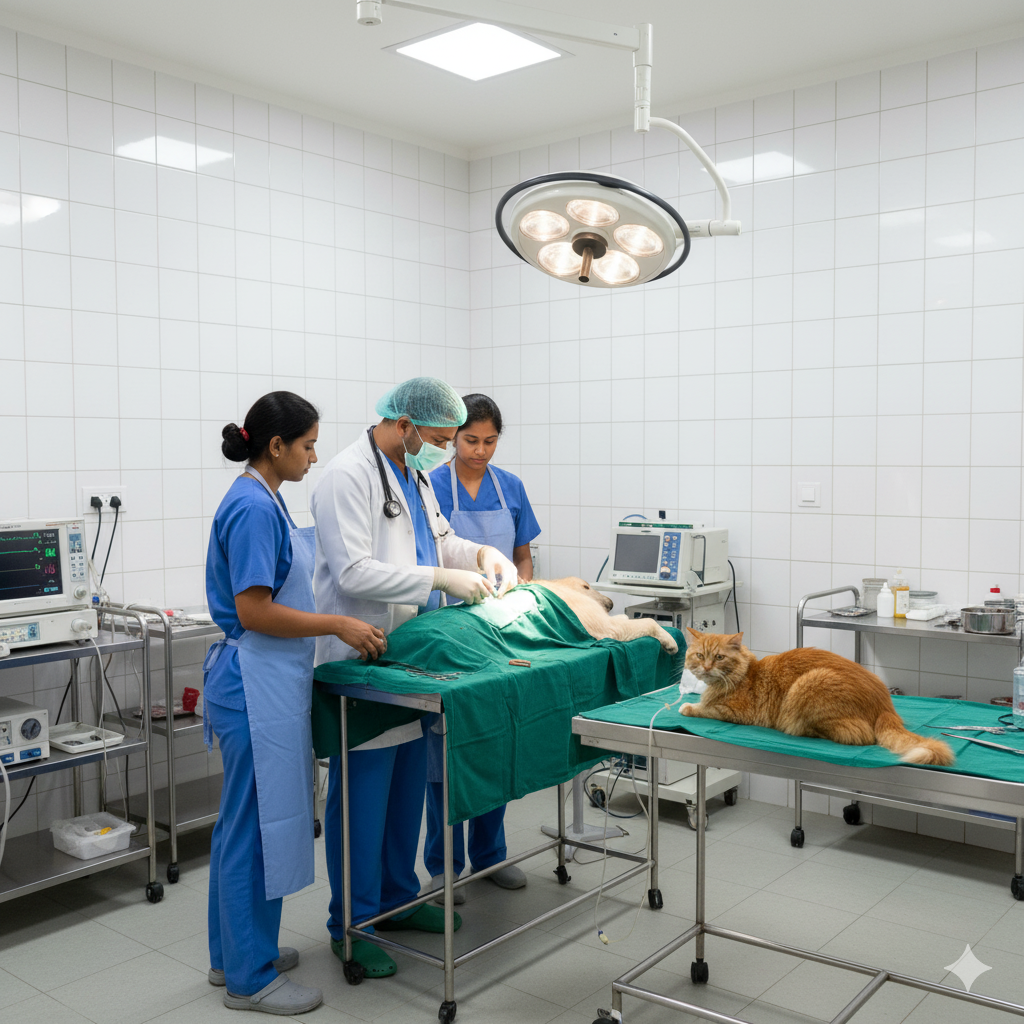 SURGERIES (Minor - Minor suturing, wound closure)