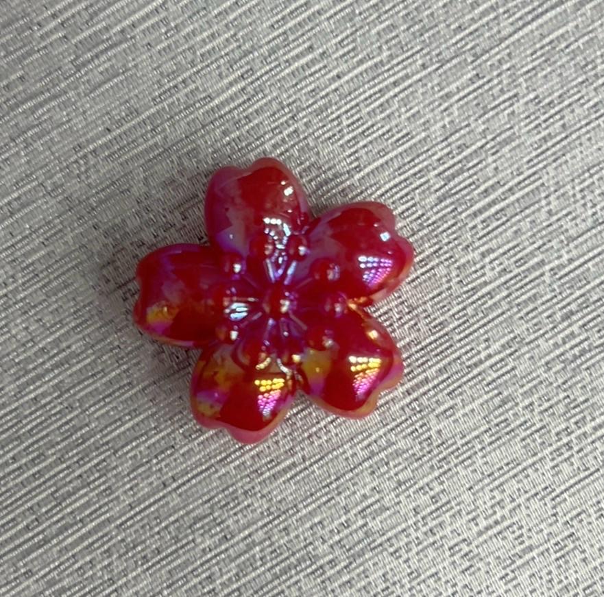 Red Flower Beads (accessory)