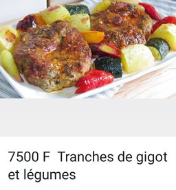 1/4 de canard rôtie 