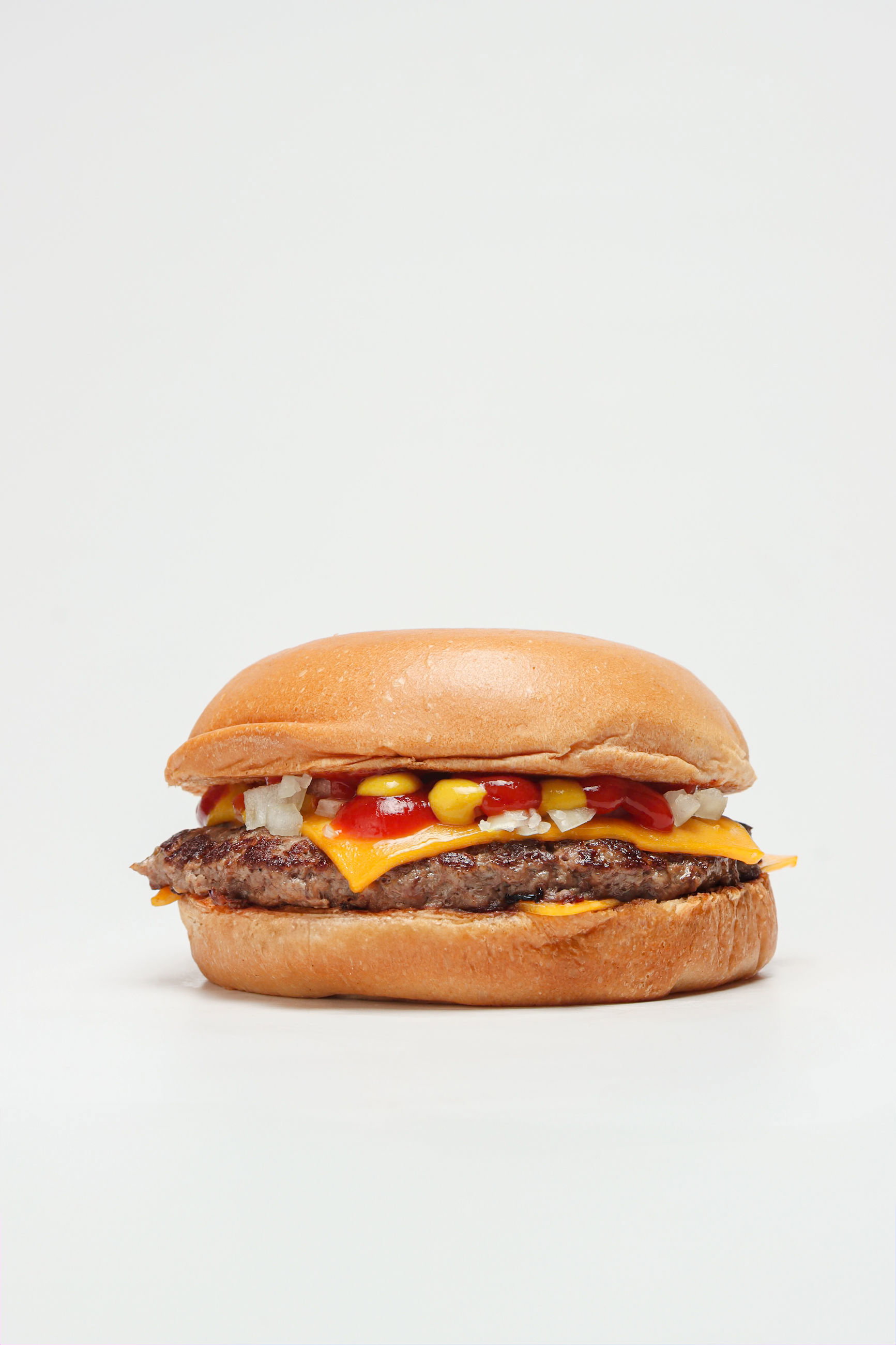 Hamburguesa cheese burger simple _0