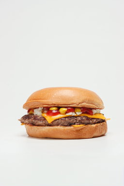 Hamburguesa cheese burger simple 