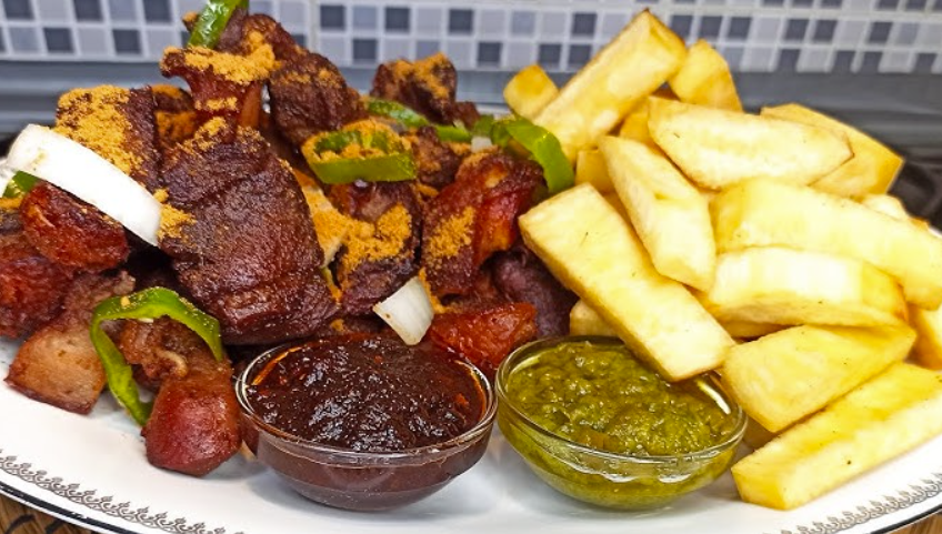 Yam and pork
