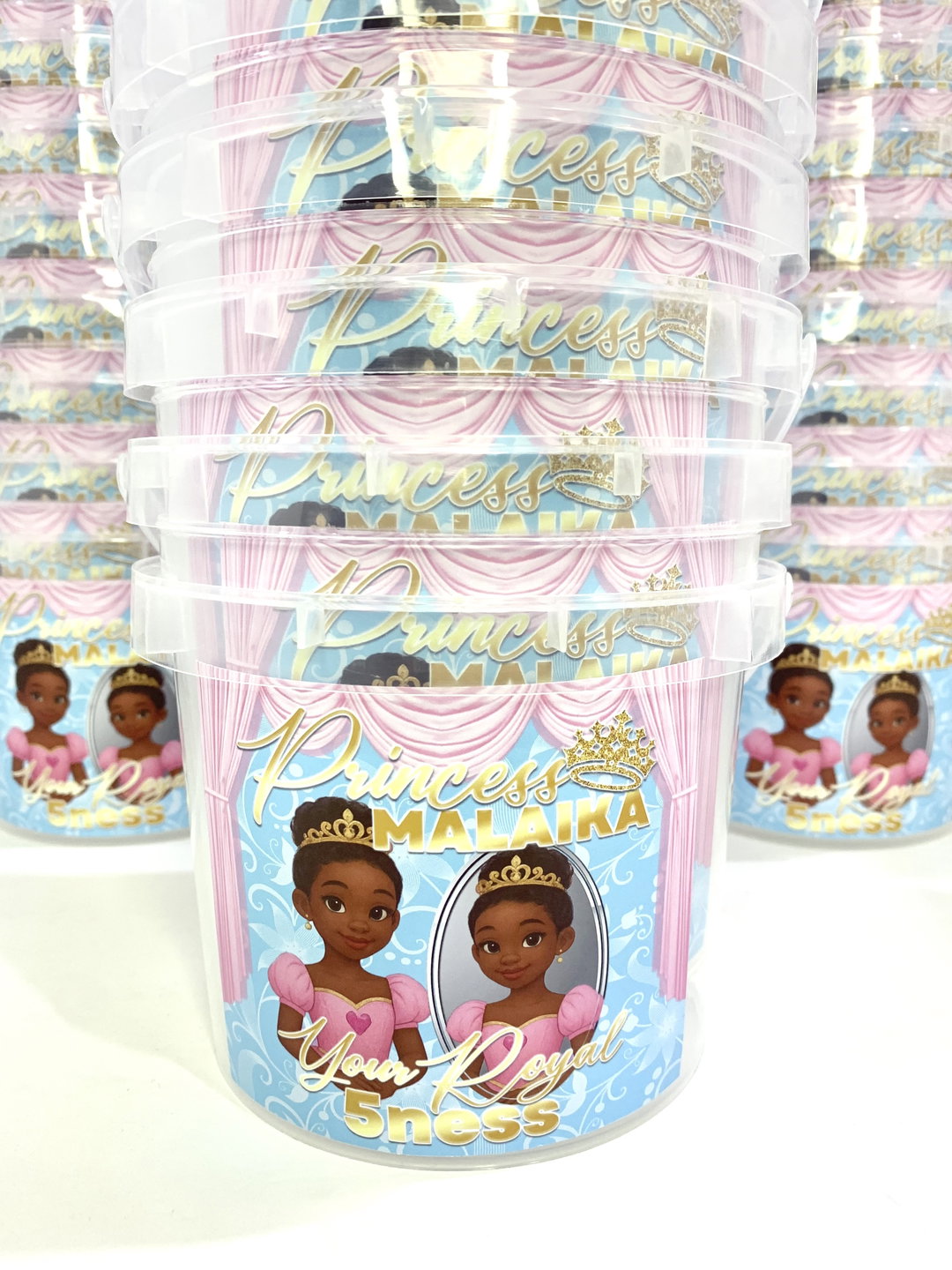 CLEAR PARTY BUCKETS (EMPTY)