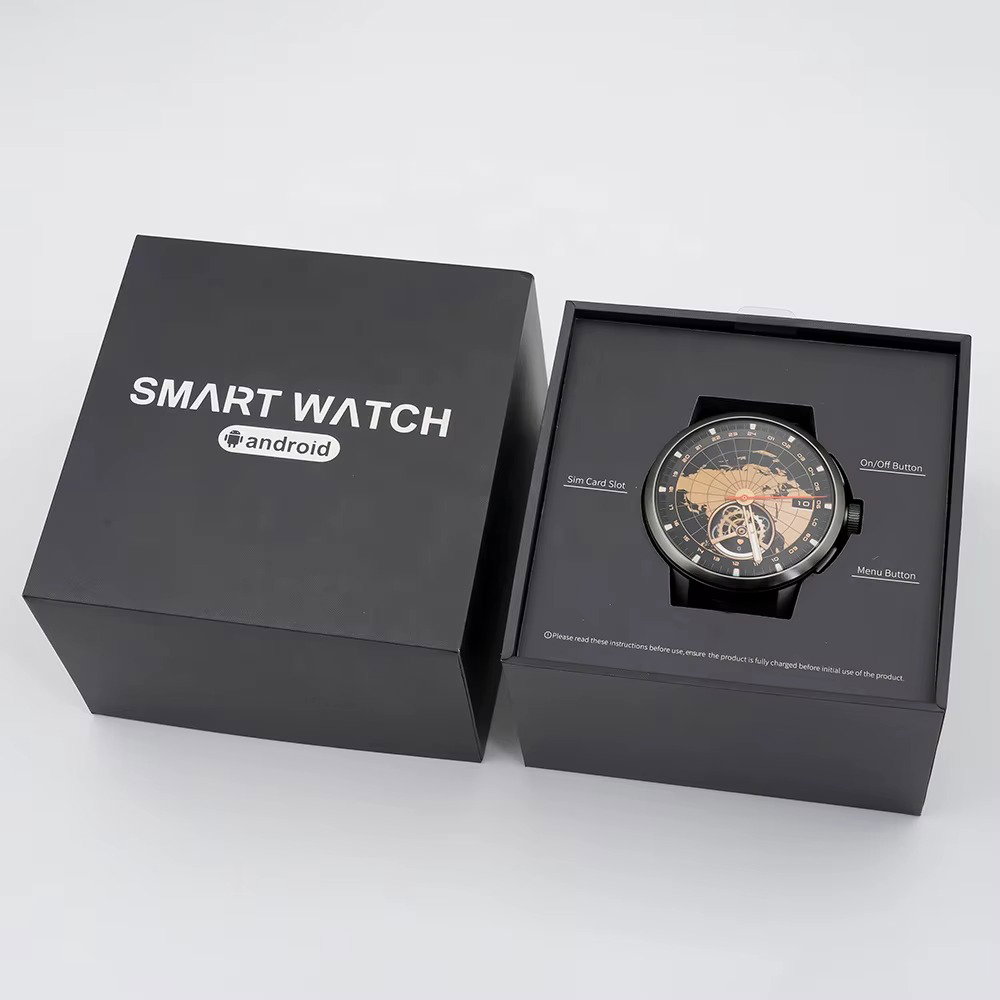 Montre connectée Android DM82 avec carte SIM 4G Écran AMOLED 1,75 pouce Caméra rotative HD Appel vidéo Montre connectée 4G 2025_1