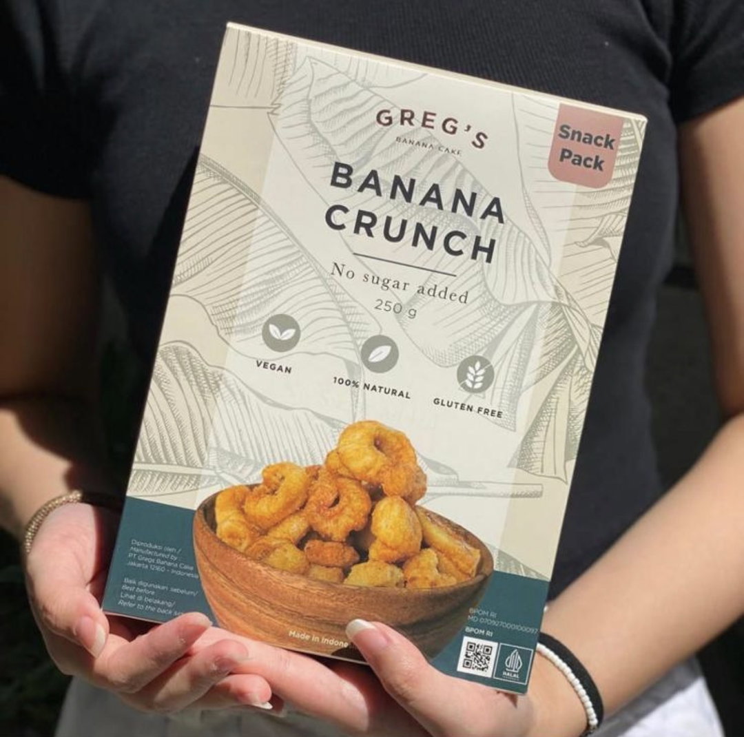 Greg's Banana Crunch Snackpack (250g)