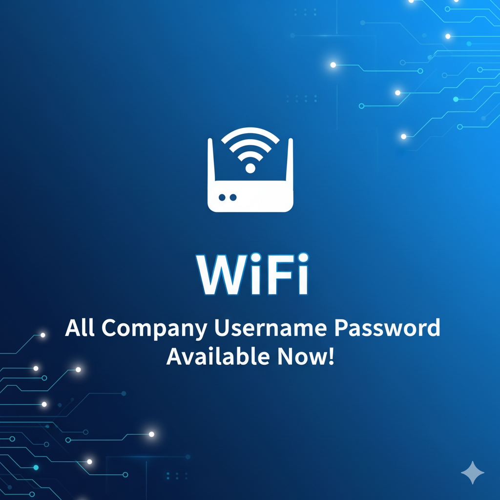 All Network Username Password 