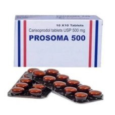Prosoma 350mg - Carisoprodol Medicine - Order Online At SunBedBooster