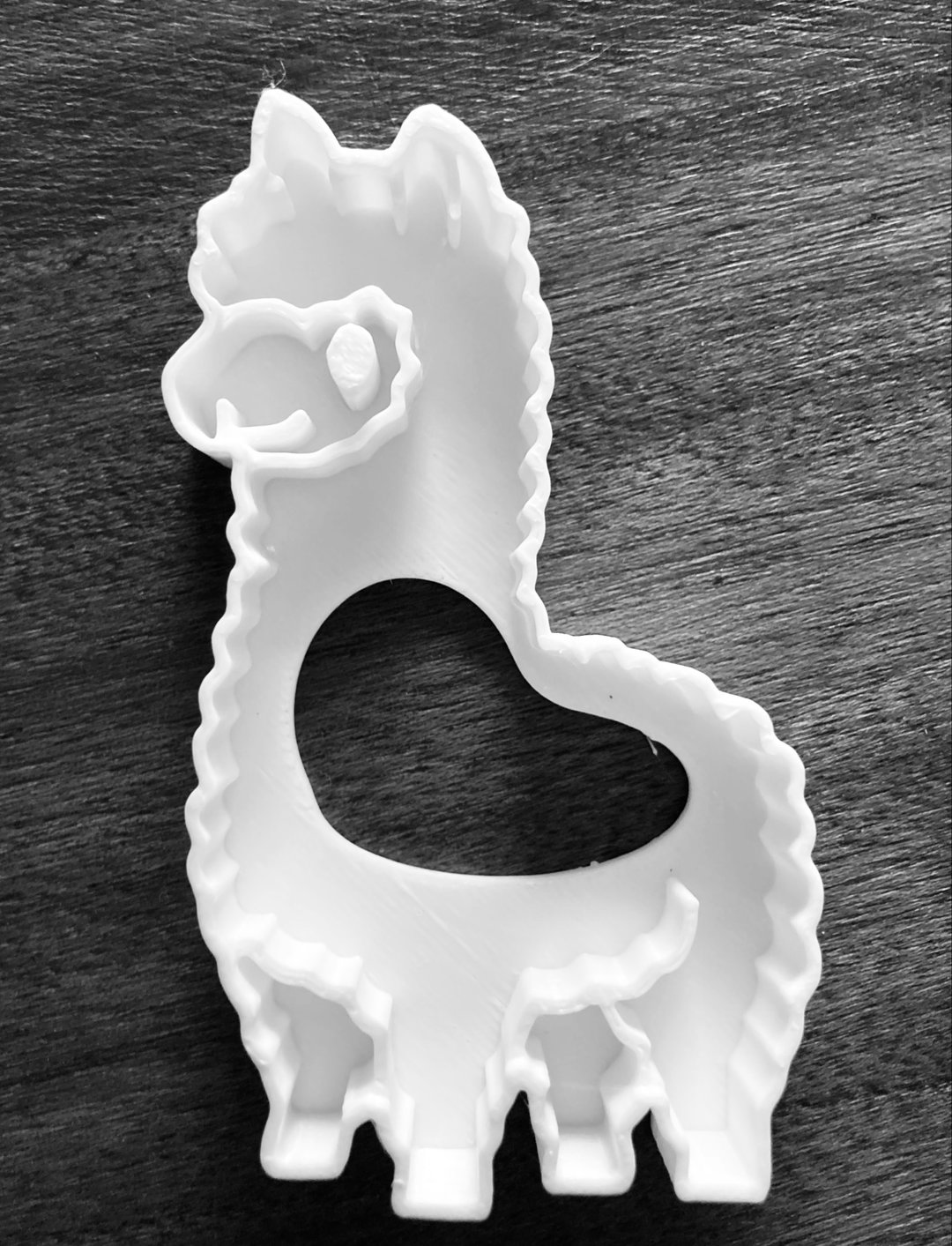 Lama with detail Cookie Cutter