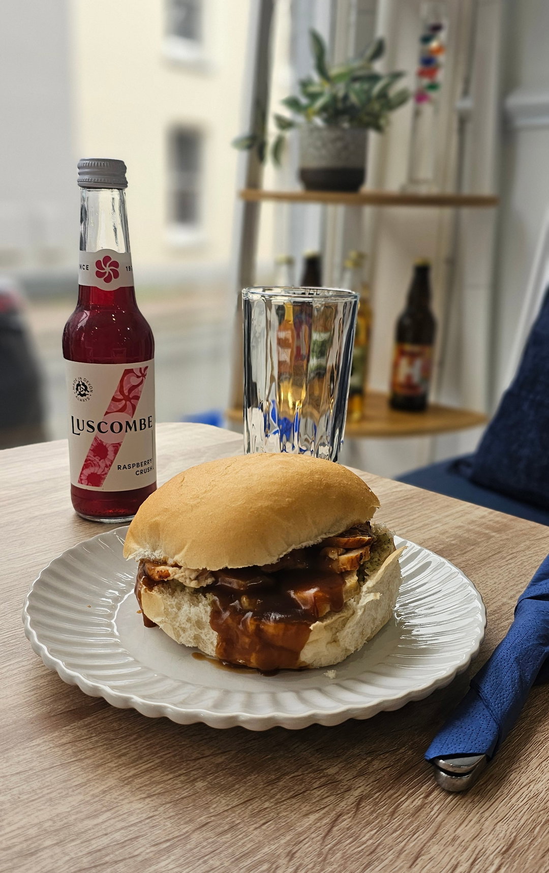 Hot Chicken & Stuffing Bap