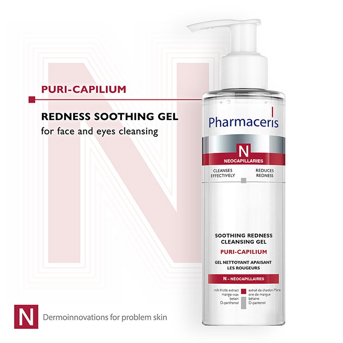Pharmaceris PURI-CAPILIUM soothing redness Cleansing gel_2