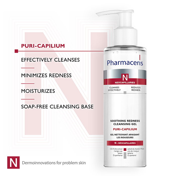 Pharmaceris PURI-CAPILIUM soothing redness Cleansing gel_4