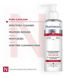 Pharmaceris PURI-CAPILIUM soothing redness Cleansing gel