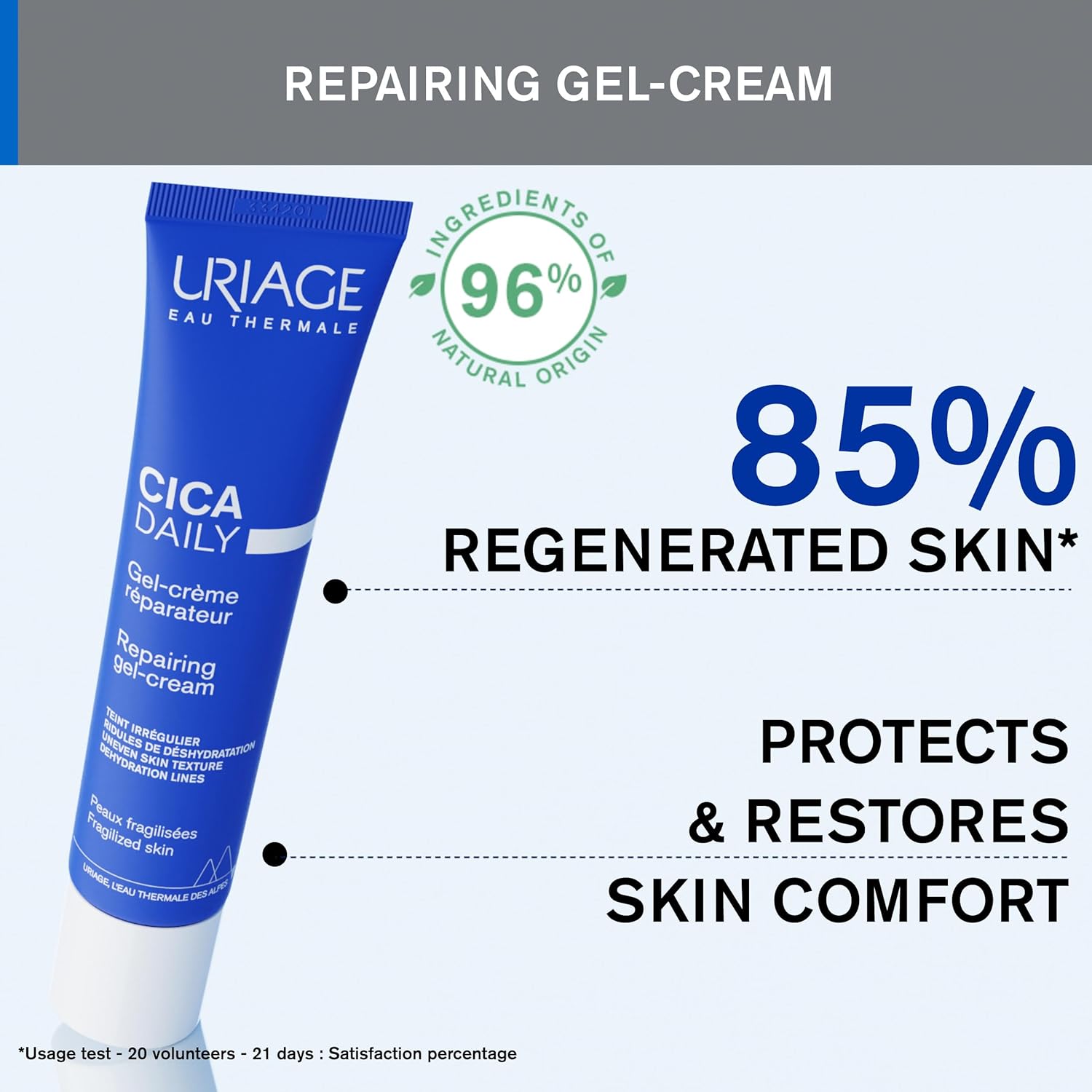 URIAGE Cica-Daily Repairing Gel-Cream for Face_3