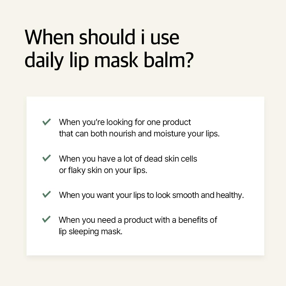 Mixsoon Natural Bean Lip Mask Balm_6