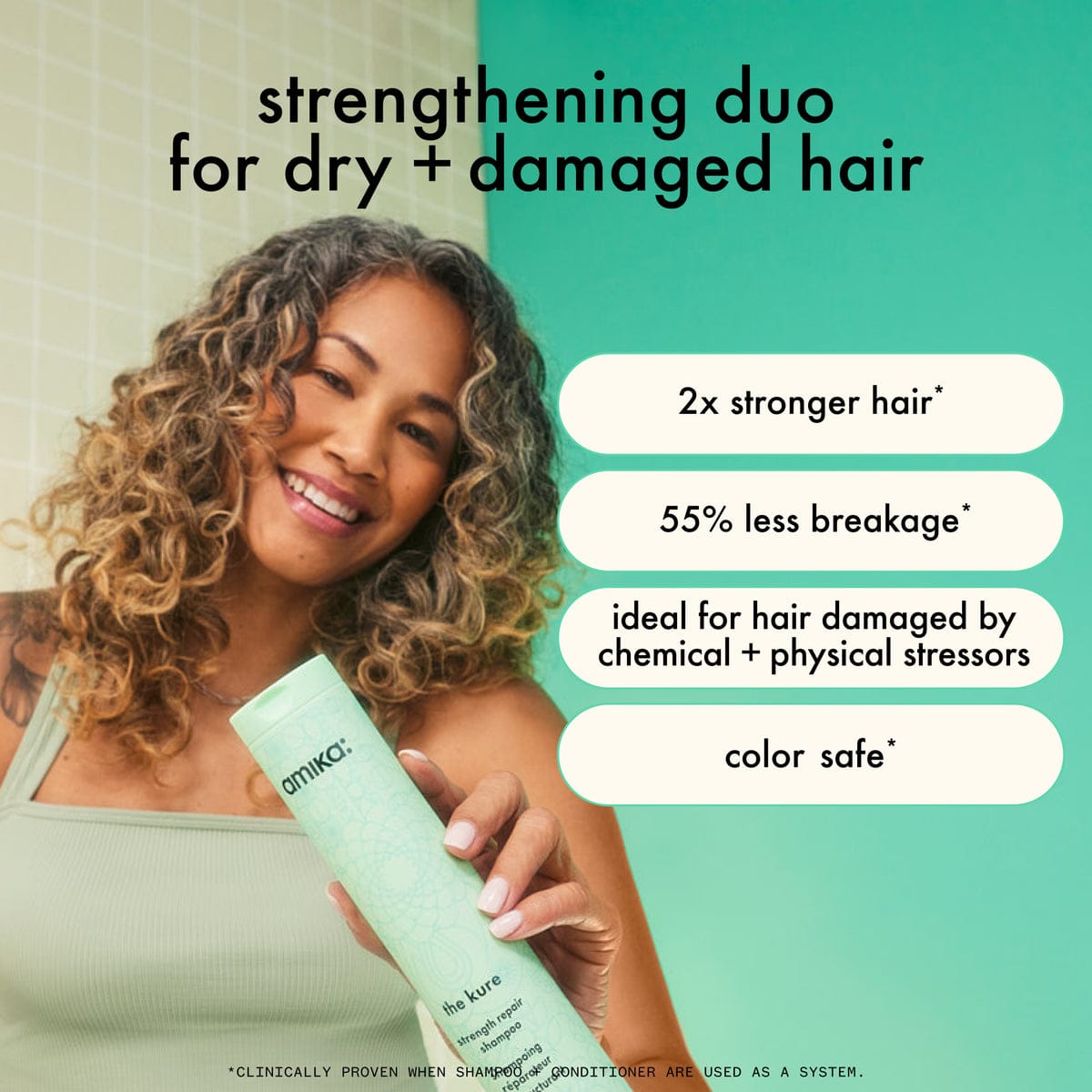 Amika - The Kure Strength Repair Shampoo_1