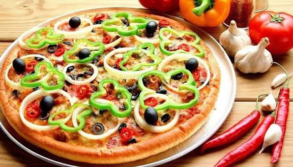 Pizza خضروات صغيرة_0