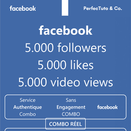 Combo profil/page followers + post likes + video views [FACEBOOK]