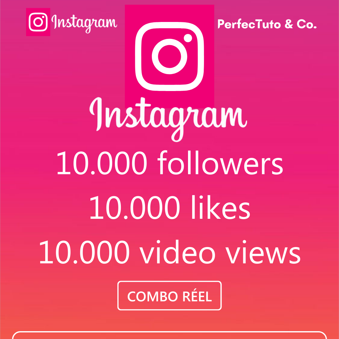 Combo profil/page followers + post likes + video views [INSTAGRAM]