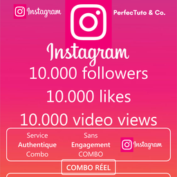 Combo profil/page followers + post likes + video views [INSTAGRAM]