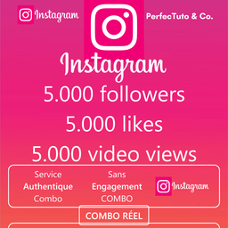 Combo profil/page followers + post likes + video views [INSTAGRAM]