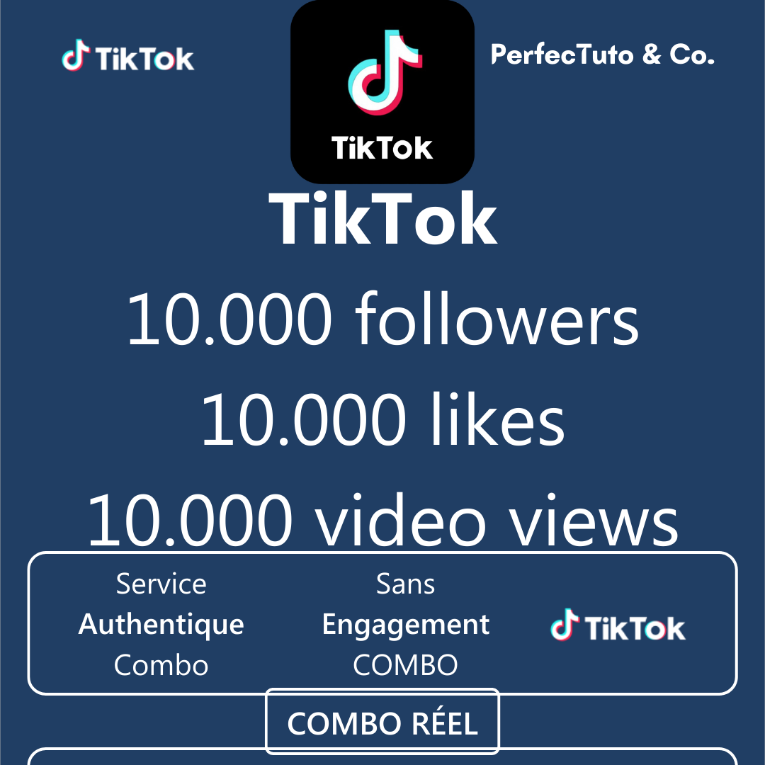 Combo profil/page followers + post likes + video views [TIKTOK]_5
