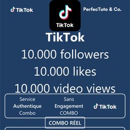 Combo profil/page followers + post likes + video views [TIKTOK]