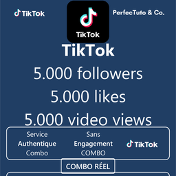 Combo profil/page followers + post likes + video views [TIKTOK]