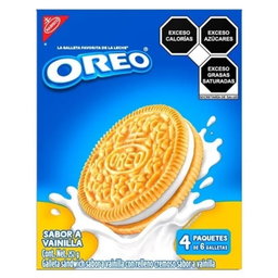 Galletas Oreo 252g Vainilla